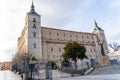 Iconic Building Of Alcazar De Toledo In Toledo  Spain Royalty Free Stock Photo