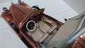 Horch 853 top up interior details - die-cast scale model Royalty Free Stock Photo