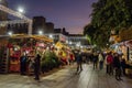 Barcelona, Catalonia / Spain - December 12 2018: Santa Lucia Christmas market