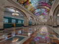 The iconic circular Moscow Metro map image Royalty Free Stock Photo