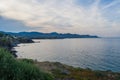 Panorama of tipical Costa Brava view