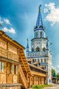 The iconic complex Izmailovskiy Kremlin in Moscow, Russia