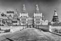 The iconic complex Izmailovskiy Kremlin in Moscow, Russia