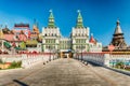 The iconic complex Izmailovskiy Kremlin in Moscow, Russia