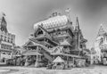 The iconic complex Izmailovskiy Kremlin in Moscow, Russia