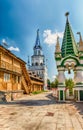 The iconic complex Izmailovskiy Kremlin in Moscow, Russia