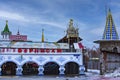 The iconic complex Kremlin in Izmailovo aka Izmailovskiy Kremlin, a cultural center in Moscow, Russia