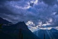 Going to the Sun Road Glacier National Park Montana Royalty Free Stock Photo