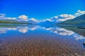 Going to the Sun Road Glacier National Park Montana Lake McDonald Reflections Royalty Free Stock Photo