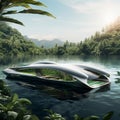 Iconic Eco-Friendly Water Cruiser in a Harmonious Coexistence of Technology and Nature