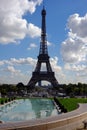 Iconic Eiffel Tower in Paris, France