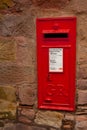 Iconic English Post Box Royalty Free Stock Photo