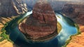 Location, Horseshoe Bend - Page - Arizona - United States Royalty Free Stock Photo