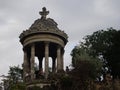 Belvedere of Sybil or Temple of Vesta at The Buttes-Chaumont Park in Paris Royalty Free Stock Photo