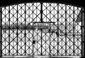 Iconic gate at the entrance to concentration camp Dachau, Germany