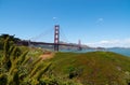 Iconic Golden Gate Bridge in San Francisco County, California, USA