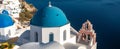 Iconic Greek Orthodox church on a Greek island Royalty Free Stock Photo