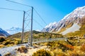 Hooker Valley Track at Mt Cook in New Zealand