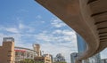 Petco Park in Downtown San Diego from Aboard a Trolley Royalty Free Stock Photo