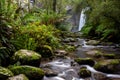 The iconic hopetoun falls in Beechforest on the Great Ocean Road Victoria Australia on 6th August 2019 Royalty Free Stock Photo