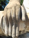 Iconic image of Buddha's right hand