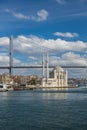 Iconic Istanbul view of The Bridge Royalty Free Stock Photo