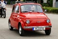 Iconic Italian Fiat 500 mini car vintage Royalty Free Stock Photo