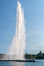 Iconic Jet d`Eau or Water Jet in Geneve