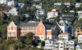 The iconic Landmark architecture of Saint Gerard`s Catholic Church and Monastery of Mount Victoria.