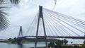 The iconic landmark Balerang Bridge from Batam Indonesia