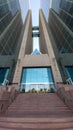Iconic Landmark buildings in Riyadh, Abraj building entrance