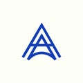 The Iconic Letter A Logo, A Versatile and Dynamic Design Element Royalty Free Stock Photo