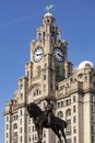 Liver Building - Liverpool - England Royalty Free Stock Photo