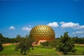 Iconic Matrimandir located in Auroville, Pondicherry, India Royalty Free Stock Photo