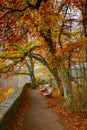 Iconic Mediaeval Town in Germany During Autrumn