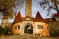 Iconic Mediaeval Town in Germany During Autrumn