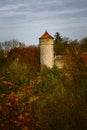 Iconic Mediaeval Town in Germany During Autrumn