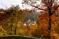 Iconic Mediaeval Town in Germany During Autrumn