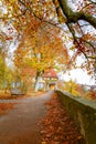 Iconic Mediaeval Town in Germany During Autrumn