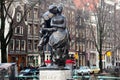 Iconic monument BREDERO in the historic heart of the city, Amsterdam, Netherlands