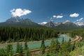 The Iconic Morant Curve in Banff National Park Canada