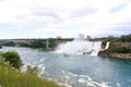 Niagara Falls view from Canada Royalty Free Stock Photo