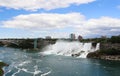 Niagara Falls view from Canada Royalty Free Stock Photo