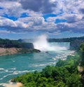 Niagara Falls view from Canada Royalty Free Stock Photo