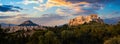 Iconic Parthenon Temple at the Acropolis of Athens, Greece Royalty Free Stock Photo