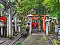 Iconic Pathway: Fushimi Inari Taisha Torii Tunnel, Kyoto, Japan Royalty Free Stock Photo