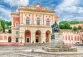 The iconic Piazza XV marzo, old town of Cosenza, Italy