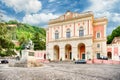 The iconic Piazza XV marzo, old town of Cosenza, Italy