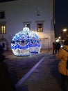 Iconic picture of Christmas in slovakia,  Cracovia Royalty Free Stock Photo