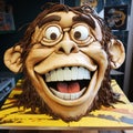 Iconic Pop Culture Monkey Cake: Distorted And Grotesque Bakery Delight